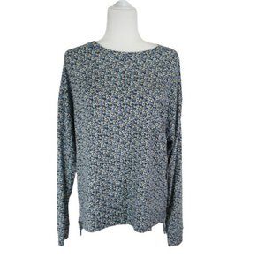 NWT BP. Women's High-Low Top Size M Sleepwear Side Slit Long Sleeve Crew Neck